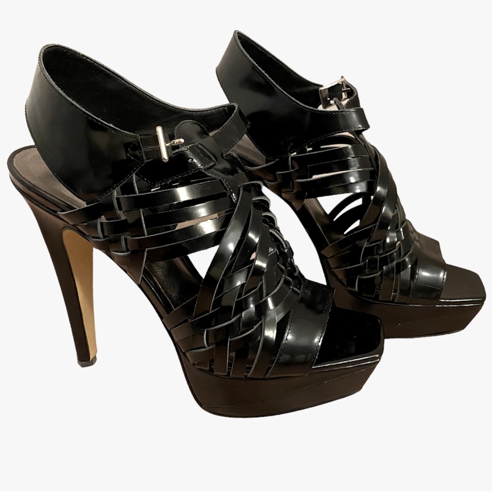 Bebe Stella Strappy Platform Heel